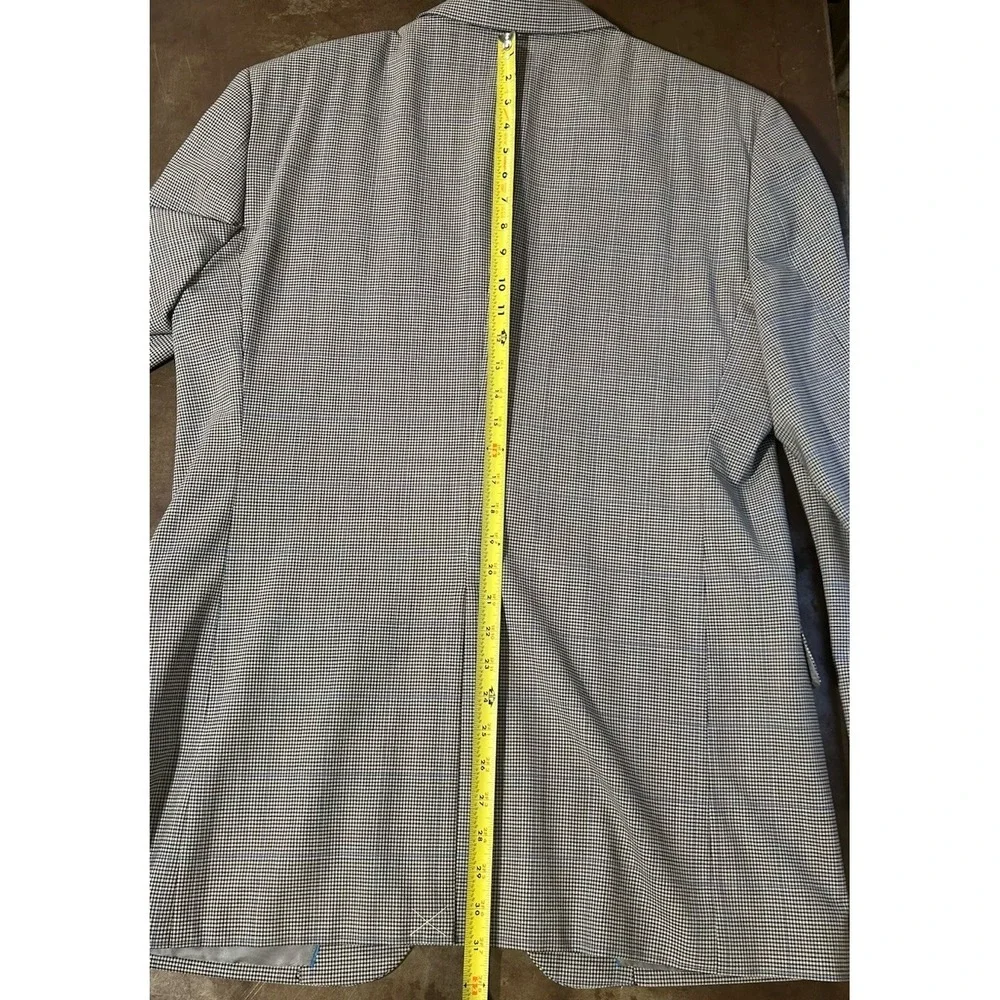 Brooks Brothers Madison Blazer Mens 42L BrooksCool Reda Glen Check Windowpane